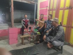 Polsek Lima Puluh Gelar Patroli Malam, Pastikan Situasi Kamtibmas Kondusif