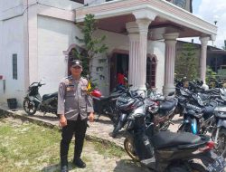 Personel Polsek Lima Puluh Amankan Ibadah Minggu di Gereja GKPI