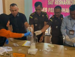 Polres Pelabuhan Belawan Musnahkan 109,85 Gram Shabu dan 20,73 Gram Ganja