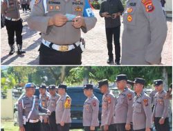 Propam Polda Sumut Bersama Propam Polres Nias Selatan Gelar Gaktiblin untuk Disiplinkan Personel