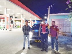 Personel Polsek Labuhan Ruku Lakukan Patroli Malam, Pastikan Situasi Aman dan Kondusif
