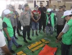 Polres Langkat Simulasi Pengamanan Cabor Sambo PON XXI Tahun 2024 Aceh-Sumut