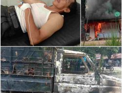 Warga Desa Sabungan Mengamuk Akibat Maraknya Pencurian Sawit, Dua Rumah dan Dua Mobil Dibakar