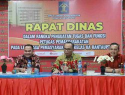 Tingkatkan Disiplin, Kepala Lapas Rantauprapat Berikan Arahan soal Ketertiban dan Kebersihan bagi WBP