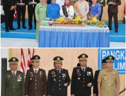Kapolres Nias Selatan Hadiri Upacara HUT TNI ke-79 di Lanal Nias