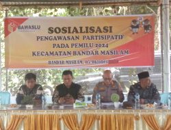Kapolsek Perdagangan Sosialisasikan Pengawasan Partisipatif Jelang Pemilu 2024