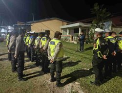 Kapolres Simalungun Pimpin Patroli Skala Besar Antisipasi Geng Motor dan Balap Liar di Malam Libur