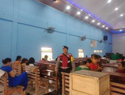 Polsek Medang Deras Gelar Patroli di Gereja HKBP Pagurawan, Berikan Rasa Aman Saat Ibadah Minggu