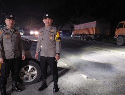 Polsek Lima Puluh Gelar Patroli Malam, Cegah 3C dan Kejahatan di Wilayah Hukum