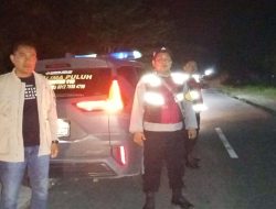 Patroli Malam Polsek Lima Puluh Cegah Kejahatan di Wilayah Hukum