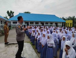 Polsek Labuhan Ruku Gelar Sosialisasi Polisi Go School di SMA Negeri 1 Sei Balai