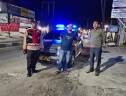 Patroli Malam Polsek Labuhan Ruku Jaga Kondusifitas Wilayah