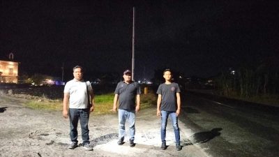 Polsek Medang Deras Gelar Patroli Malam, Antisipasi Kejahatan dan Premanisme