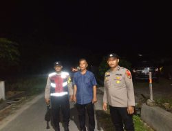 Polsek Indrapura Gelar Patroli Malam, Antisipasi Balap Liar, Begal, dan Tawuran