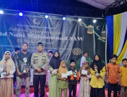 Kapolsek Perdagangan Hadiri Peringatan Maulid Nabi di Masjid Al Jihad, Ajak Masyarakat Tingkatkan Kerukunan