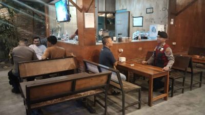 Polsek Indrapura Gelar Patroli Malam Antisipasi Balap Liar, Begal, dan Tawuran