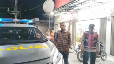 Personel Polsek Labuhan Ruku Gelar Patroli Malam, Wilayah Hukum Polsek Labuhan Ruku Aman dan Kondusif