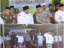 Hadiri Upacara Hari Santri Nasional, Ini Pesan Kaplres Langkat