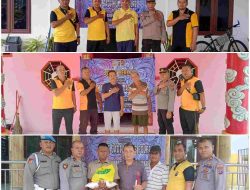 Polsek Perbaungan Gelar Aksi Jumat Barokah, Bakti Sosial, dan Bansos Peringati HUT Humas Polri ke-73