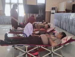 Polres Simalungun Gelar Donor Darah Peringati HUT ke-73 Humas Polri, Sumbang Sejuta Harapan bagi Masyarakat