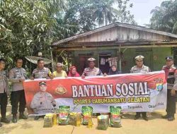 Kapolres Labuhanbatu Selatan Salurkan Bantuan Sosial Tahap II Kepada Warga Kecamatan Torgamba