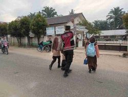 Polsek Silangkitang Laksanakan Gatur Lalulintas Pagi