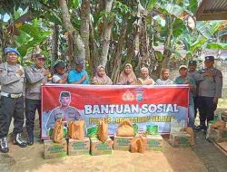 Kapolres Labuhanbatu Selatan Salurkan Bantuan Sosial Tahap II Kepada Masyarakat Kurang Mampu