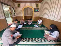 Polres Labuhanbatu Selatan Gelar Kegiatan Tadarus Bersama Di Mushola Al-Ikhlas