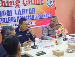 Polres Pematangsiantar Terima Kunjungan Tim Labfor Polda Sumut untuk Coaching Clinic