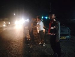 Polsek Lima Puluh Gelar Patroli Malam, Jaga Kamtibmas dan Cegah Kejahatan di Jalinsum Batu Bara