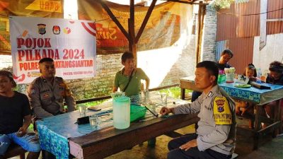 Polsek Siantar Selatan Laksanakan Pojok Pilkada 2024, Ciptakan Situasi Aman dan Kondusif Jelang Pemilu