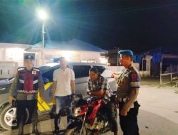 Polsek Labuhan Ruku Gelar Patroli Malam untuk Cegah Gangguan Kamtibmas