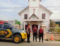 Patroli Presisi Sat Samapta Polres Batu Bara Cegah Kejahatan di Tempat Ibadah