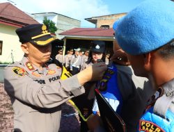 Polres Samosir Gelar Apel Operasi Aquabike Toba 2024 untuk Pengamanan Kejuaraan Dunia Jetski