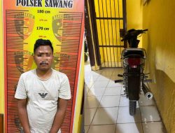 Polsek Sawang Amankan Penadah Sepeda Motor Curian, Pelaku Sudah Tiga Kali Terlibat Kasus Serupa