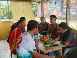 Bhabinkamtibmas Polsek Indrapura Lakukan Kegiatan Sambang dan Cooling System untuk Menjaga Harkamtibmas