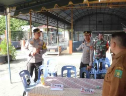 Kapolres Langkat Bersama Forkopimda Lakukan Pengecekan TPS Menjelang Pilkada Serentak