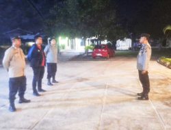 Polsek Indrapura Gelar Patroli Malam, Antisipasi Balap Liar, Begal, dan Tawuran