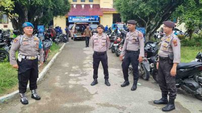 Polres Langkat Jamin Pengamanan Kampanye Pasangan Calon Bupati dan Wakil Bupati Langkat