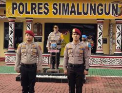 Polres Simalungun Gelar Upacara Bendera Bulanan: Fokus pada Ketahanan Pangan, Pemberantasan Narkoba, dan Pilkada Damai