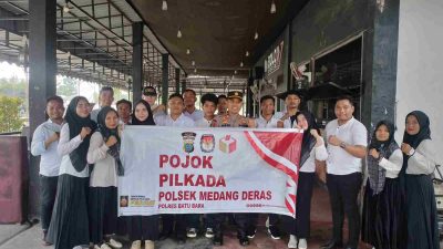 Kapolsek Medang Deras Gelar Program “Pojok Pilkada” untuk Jaga Situasi Aman Jelang Pilkada Serentak 2024