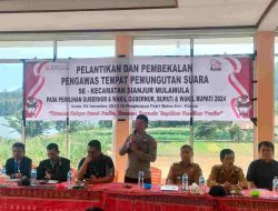 Polres Samosir Tetap Exis diHari Terakhir Pelantikan dan Pembekalan Pengawas TPS Pilkada 2024 Kabupaten Samosir