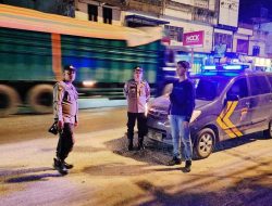 Polsek Indrapura Gelar Patroli Malam, Antisipasi Balap Liar dan Kejahatan di Batu Bara