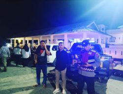 Personel Polsek Labuhan Ruku Gelar Patroli Malam Cegah Gangguan Kamtibmas