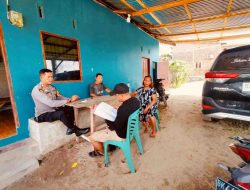 Bhabinkamtibmas Polsek Indrapura Lakukan Sambang dan Edukasi, Jaga Kamtibmas di Desa Tanjung Kuba