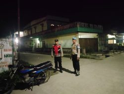 Patroli Malam Polsek Medang Deras Antisipasi Kejahatan di Wilayah Batu Bara