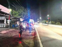 Polsek Indrapura Gencarkan Patroli Malam, Antisipasi Balap Liar, Begal, dan Tawuran