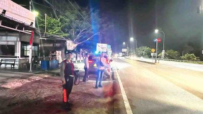 Polsek Indrapura Gencarkan Patroli Malam, Antisipasi Balap Liar, Begal, dan Tawuran
