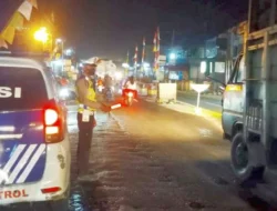 Polres Batu Bara Gelar Patroli Blue Light di Lokasi Rawan Macet dan Kecelakaan