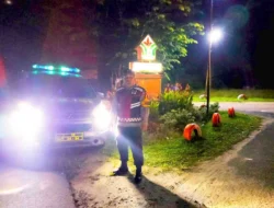 Polsek Lima Puluh Gelar Patroli Malam untuk Cegah Kejahatan di Wilayah Hukum